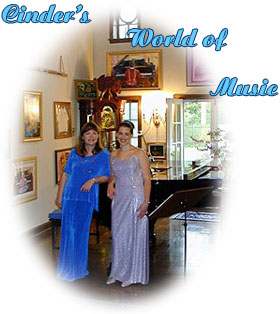 Cinder and her music student Lori Gooen
